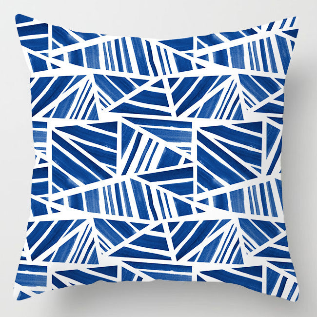 Cushion Cover In Printed Super Soft Material - DropOnline.co