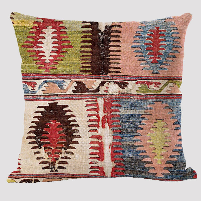 Modern Minimalist Bohemian Pillow Printed Polyester Cushion Cover - DropOnline.co