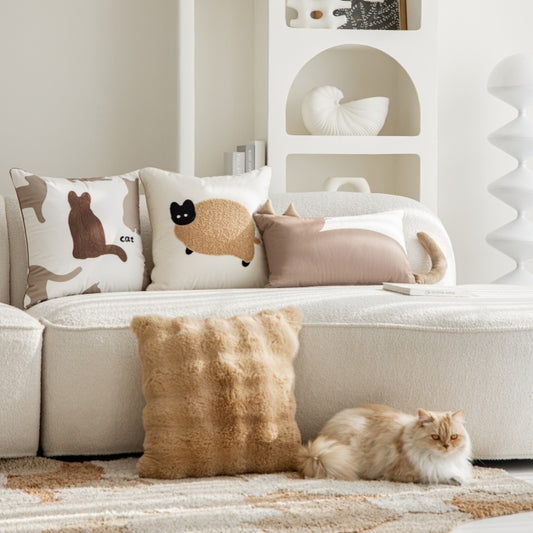 Cute Cat Nordic Ins Style Living Room Sofa Pillow Cushion - DropOnline.co