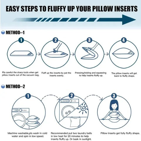 Bed Pillows Blue 1pack - DropOnline.co