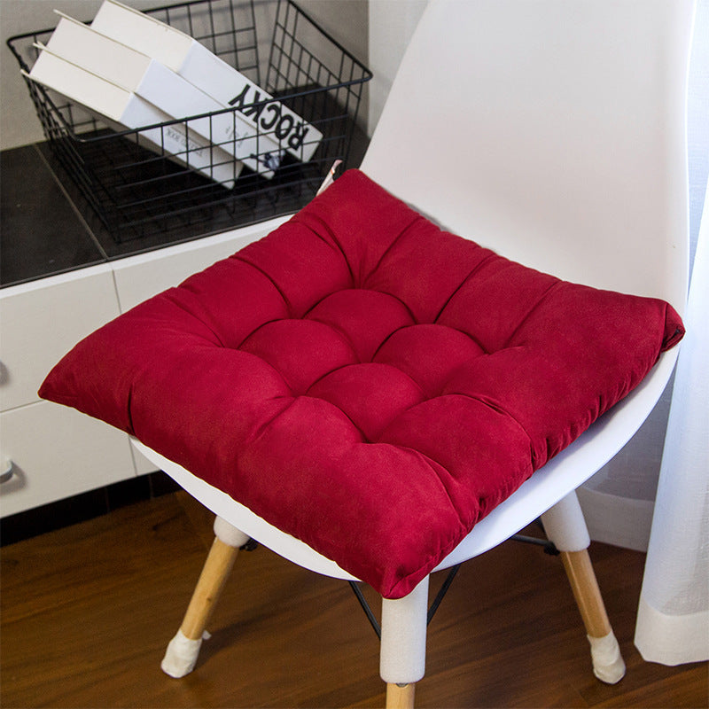 Solid Color Padded Cushion Chair Cushion Office Chair Cushion - DropOnline.co
