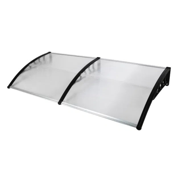 Outdoor Front Door Window Awning Patio Canopy Rain Cover UV Protected Eaves RT - DropOnline.co