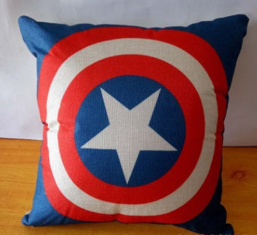 Cartoon Linen Backing Block Back Cushion - DropOnline.co