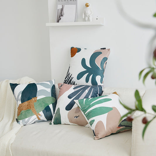 Fabric home plant cushion cover - DropOnline.co