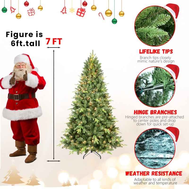 PE/PVC Christmas Tree - Green Premium Mixed Material Tree