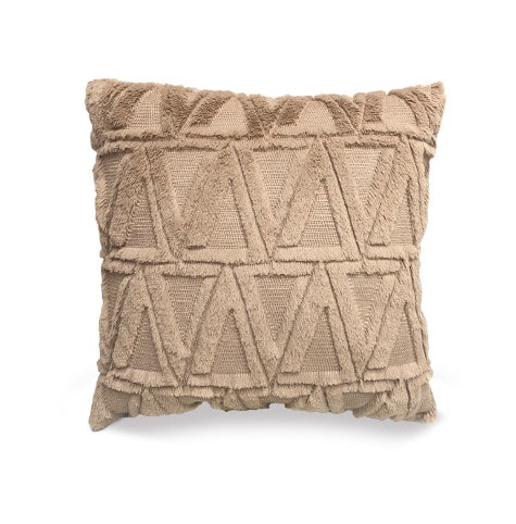 Plush Solid Color Sofa Pillowcase Living Room Cushion - DropOnline.co