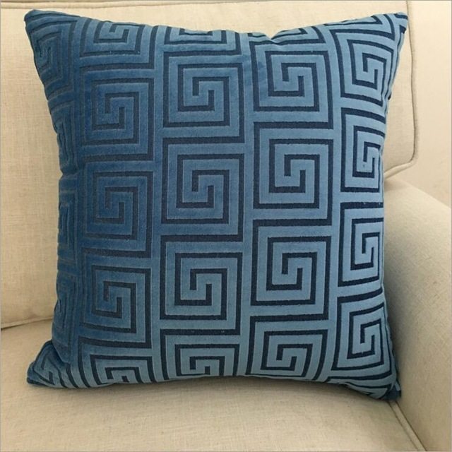 Home Decorative Sofa Throw Pillows Flannel Cushion Cover - DropOnline.co