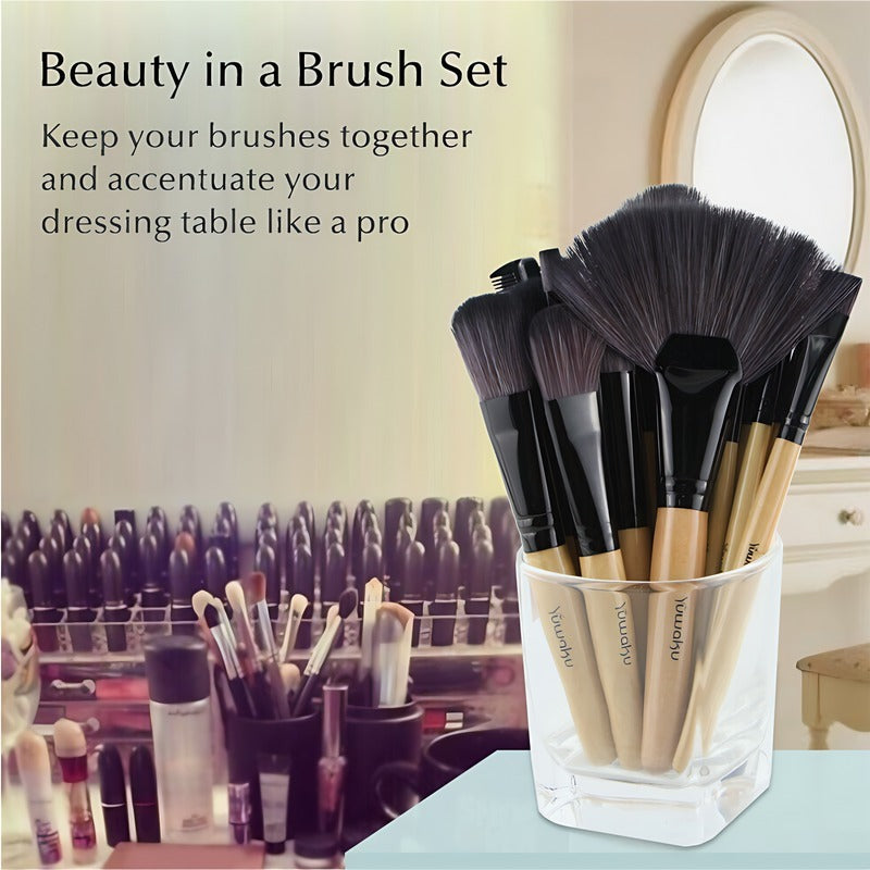 A Portable 32-piece Makeup Brush Set That's Perfect For Travel, Business Trips, And Outdoor Makeup. - DropOnline.co