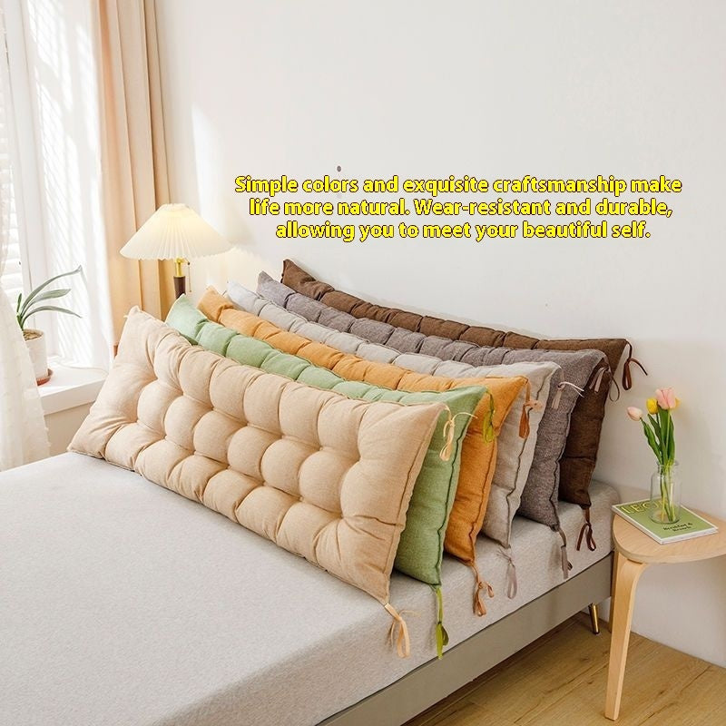 Waterproof Big Backrest Rocking Chair Cushion Bedroom Sofa Waist Pillow Bedside Cushion - DropOnline.co