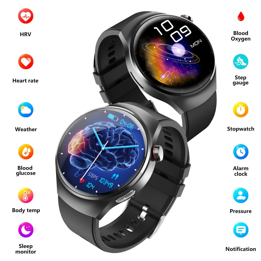 2025 New 1.55-inch Disc Smart Watch Health Tracker Health Manager - DropOnline.co