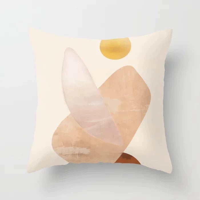 Abstract Geometric Portrait Pillowcase - Modern Art Home Sofa Cushion Pillow Cover - DropOnline.co