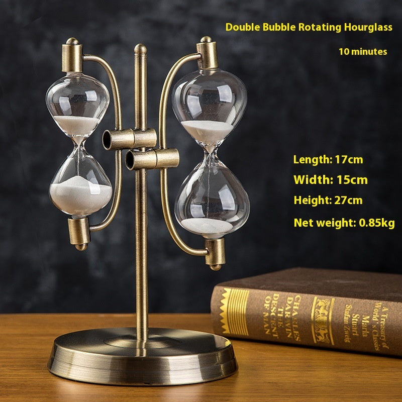 Creative Wooden Hourglass Timer 15 Minutes Desk Study Room Decoration - DropOnline.co