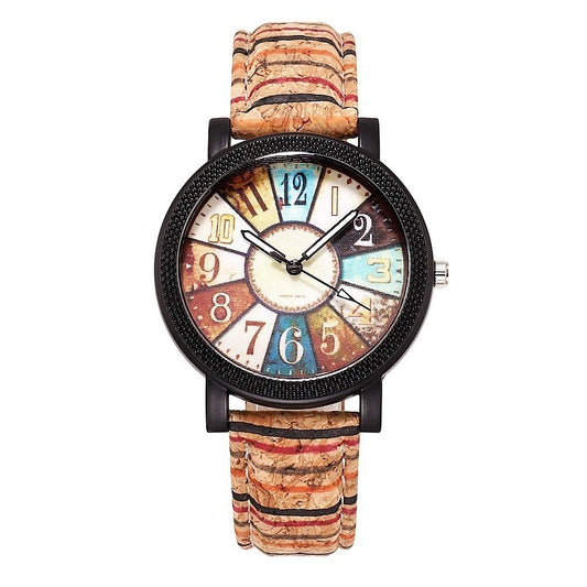 Casual Vintage Leather Women Quartz Wrist Watch Gift Clock - DropOnline.co
