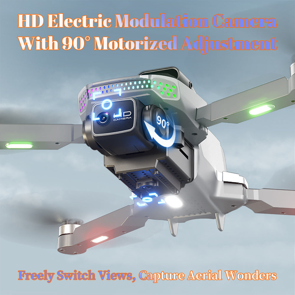 S50 PRO GPS Drone With 2 Batteries, 4.5-inch Large Screen Remote, Real-Time HD Camera, Obstacle Avoidance, Extended Flight Time - DropOnline.co