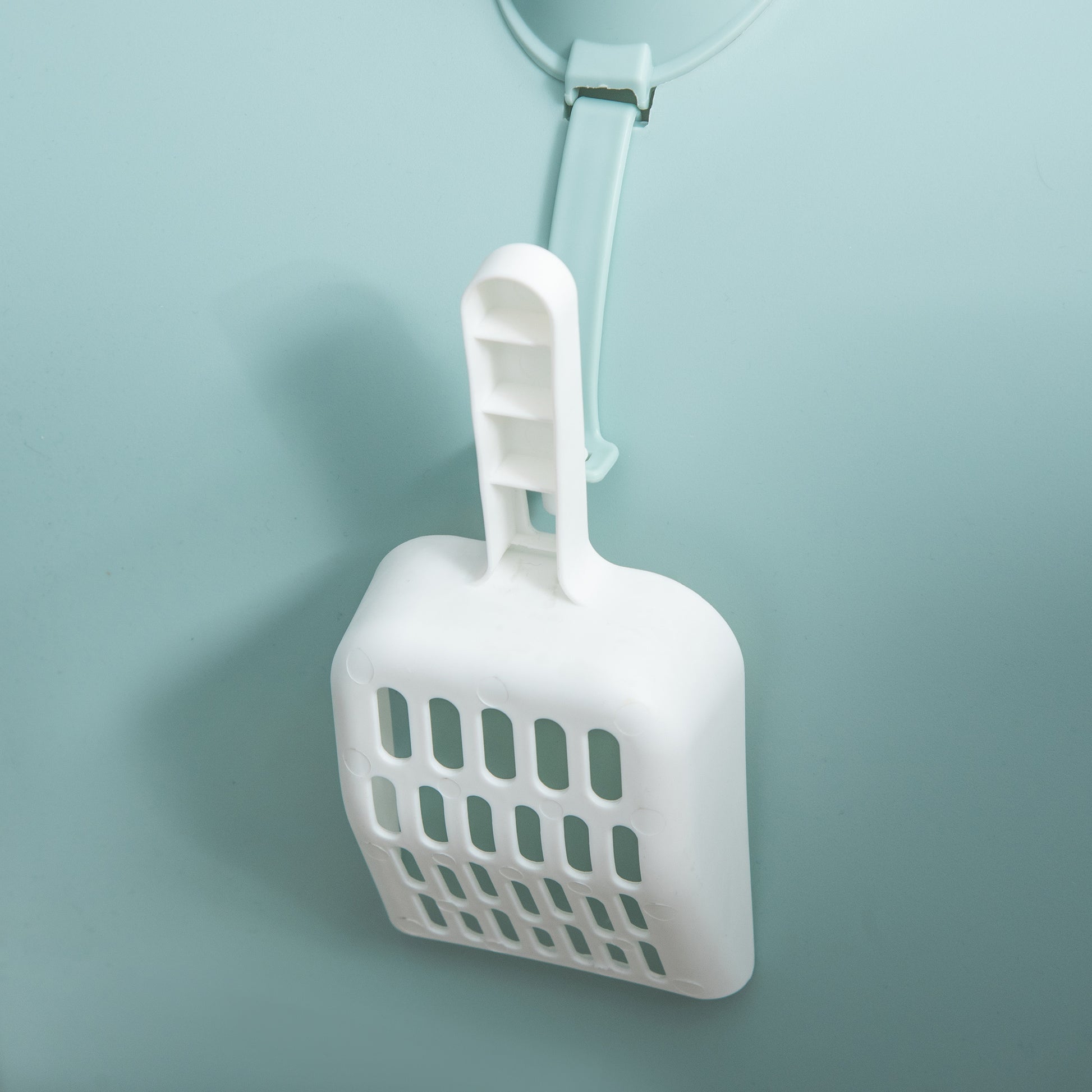 Cat Litter Box With Lid, Indoor Cat With Tray, Spoon, Strainer - DropOnline.co