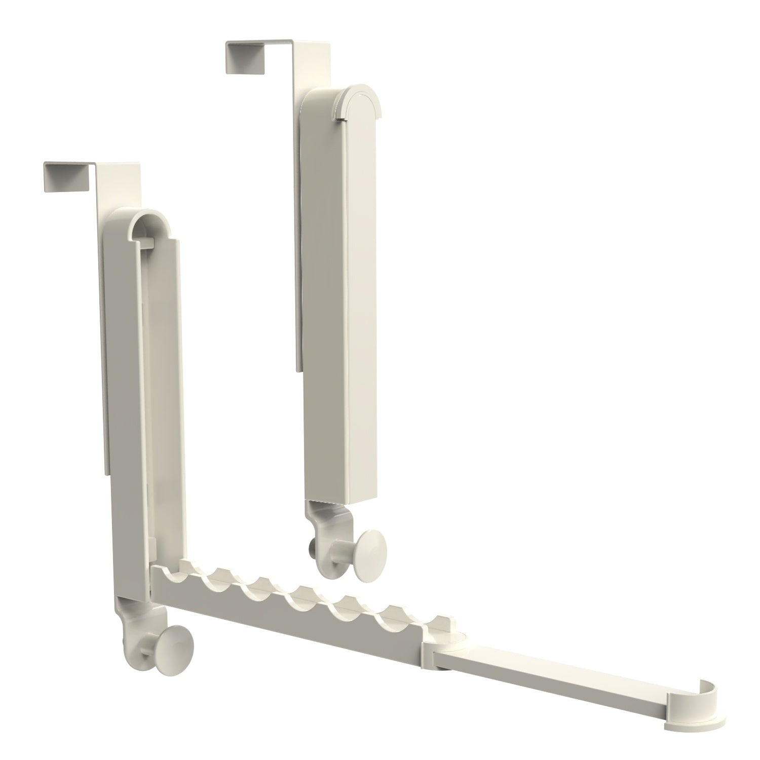 2Pcs Over The Door Hanger Hooks For Clothes Foldable Clothes Drying Rack For Laundry Coats Towels Portable Clothing Hanger Hook For 1.81In Thickness Door Maximum - DropOnline.co