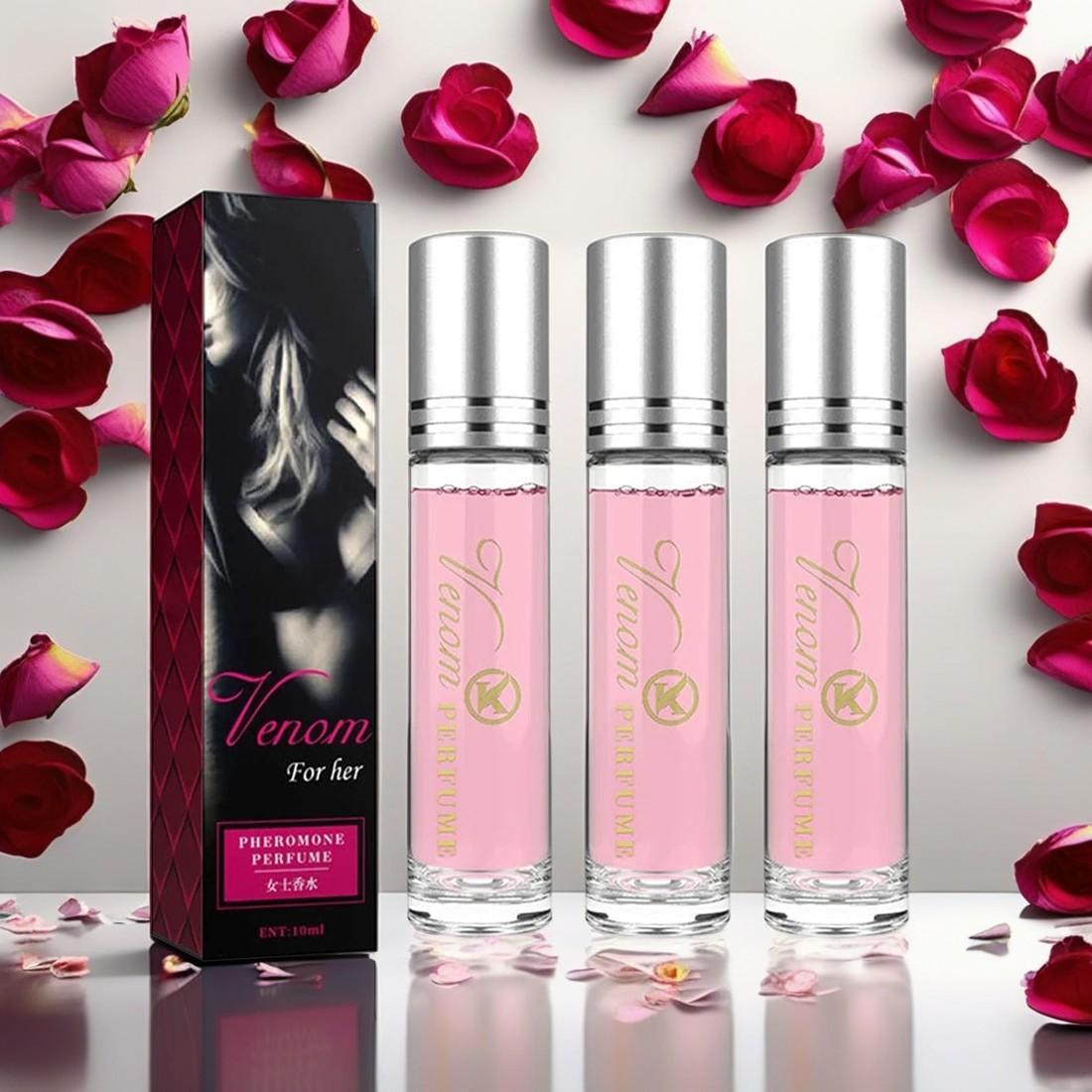 Women's 10ml Portable Pheromone Roller Perfume, Fresh, Natural, Elegant And Long-lasting Fragrance, Suitable For Dating, Travel And Parties In 2025 - DropOnline.co