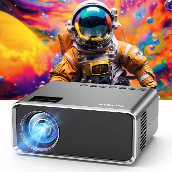 Projector With WiFi & Bluetooth, Upgraded 5G Portable Projector, Support 4K, Native 1080P, 12000 Lumens, Outdoor LED Movie Projector,Selling On The Amazon Temu Platform Is Prohibited - DropOnline.co