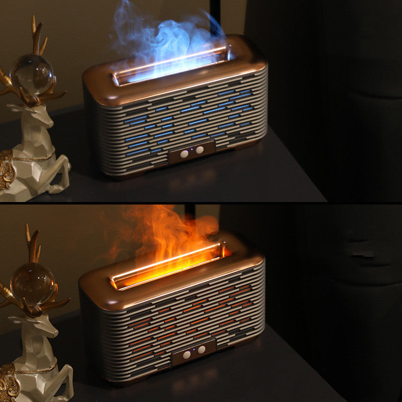 Flame Aroma Diffuser New Humidifier Desktop Large Capacity USB Home Decor - DropOnline.co