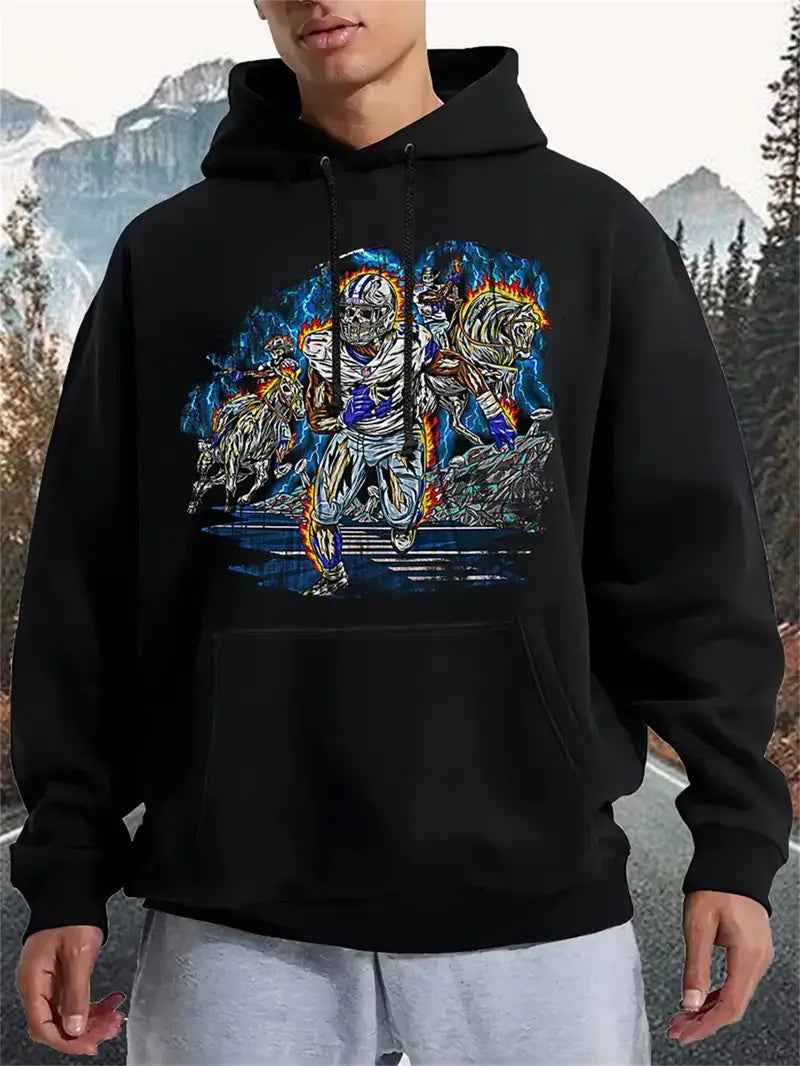 Men's Hoodie - Everyday Pullover Hooded Sweatshirt