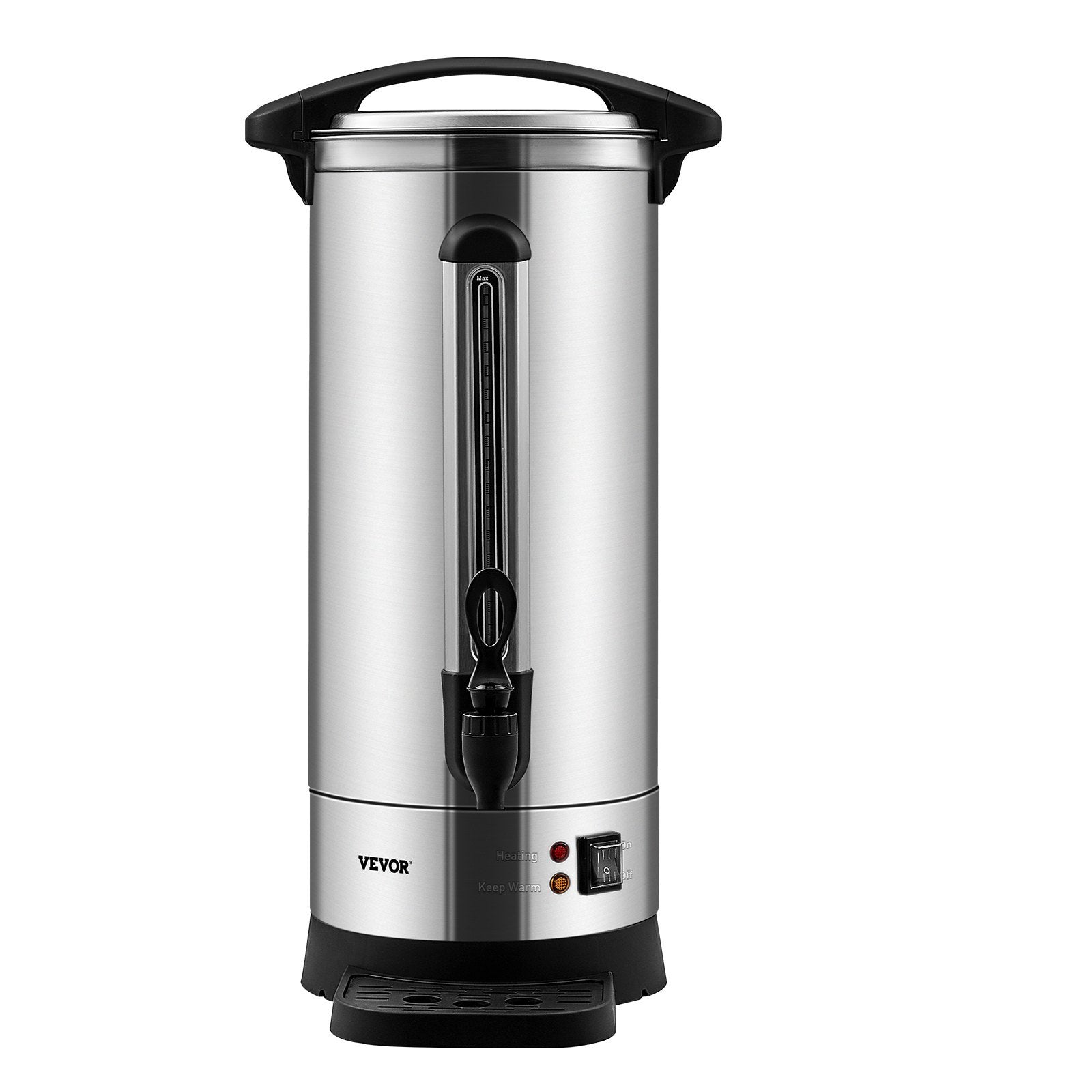 VEVOR Commercial Coffee Urn 110 Cup Stainless Steel Coffee Dispenser Fast Brew - DropOnline.co