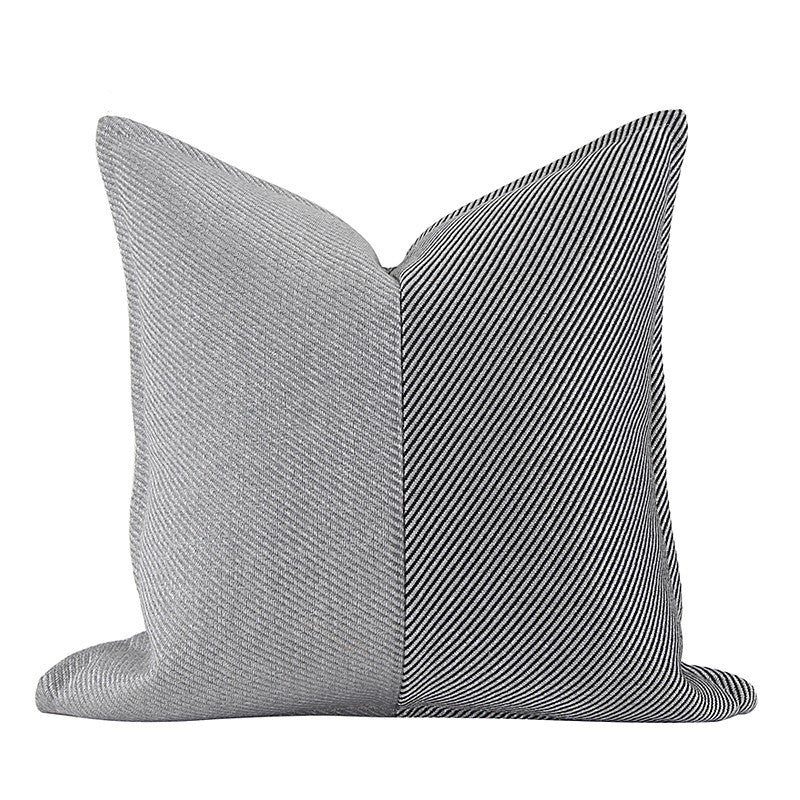 Silver Slim Spliced Cushion Simple And Luxury Sofa Square - DropOnline.co