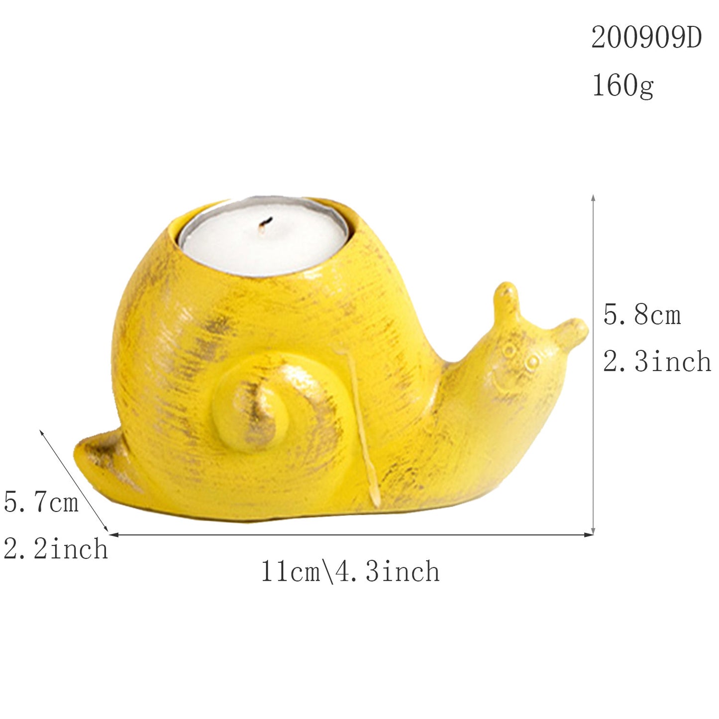 Easter Animal Home Party Decor Resin Carved Snail Ornament - DropOnline.co