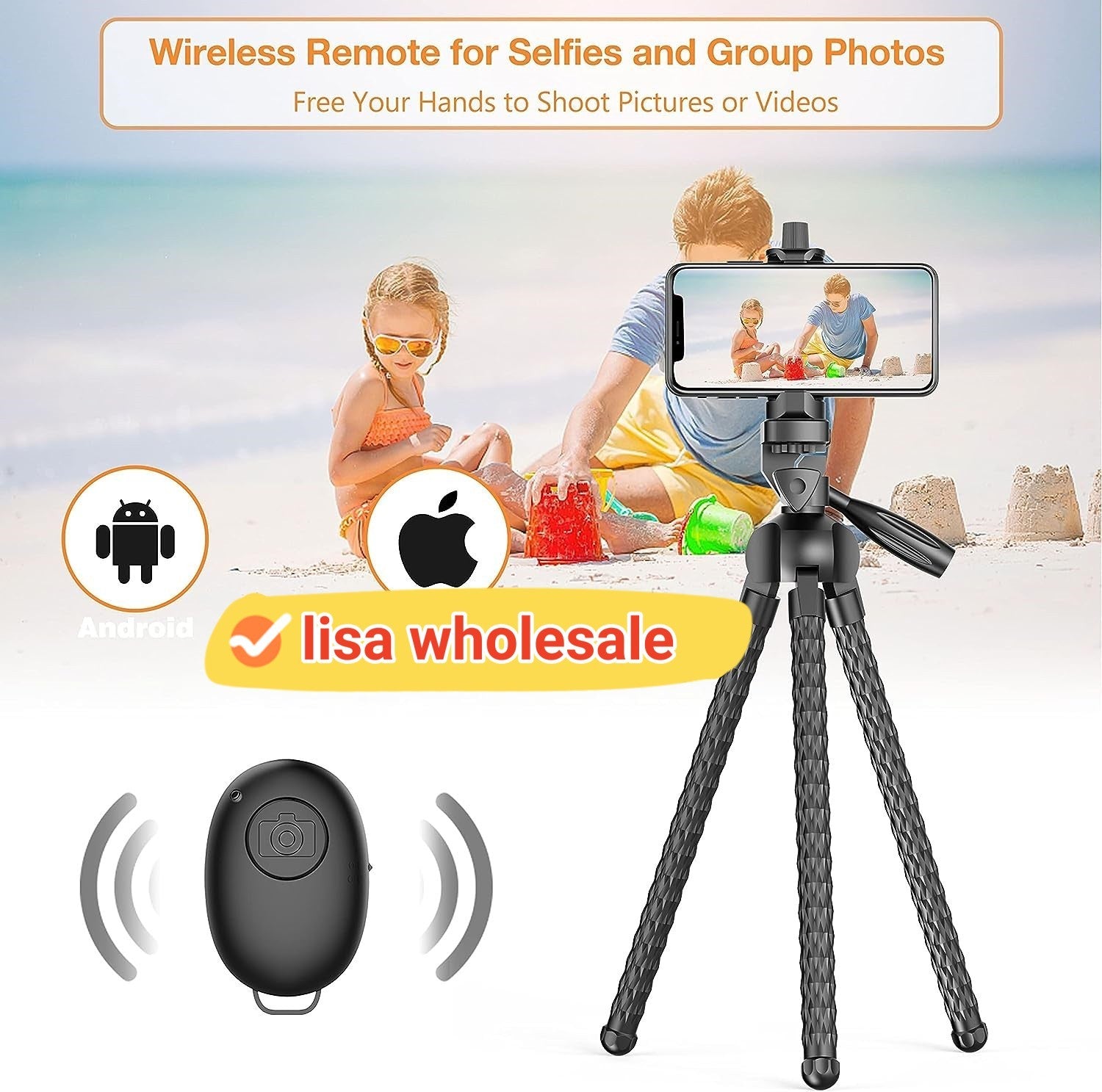 Flexible Phone Tripod Selfie Stick, Octopus Camera Tripod Travel Tripod Flexible Legs For  Android Camera Stick Video Recording Vlog - DropOnline.co