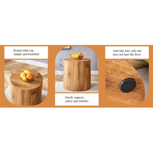 The Cylindrical Table With Its Patterned Design Can Be Easily Integrated Into A Variety Of Interior Styles, From Coffee Tables To Small Dining Tables, Workbenches Or Makeshift Writing Desks - DropOnline.co