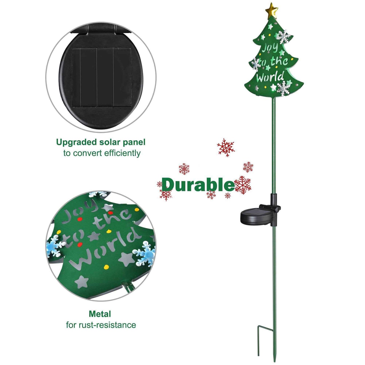 Christmas Tree Solar Light - Eco-Friendly Outdoor Garden Decoration - DropOnline.co