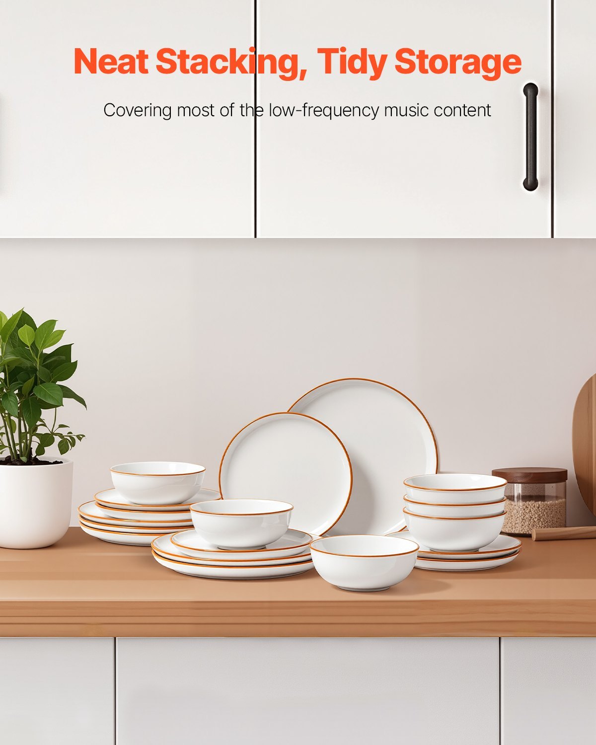 18 PCS Dinnerware Set Ceramic Plates And Bowls Sets Service For 6 White - DropOnline.co