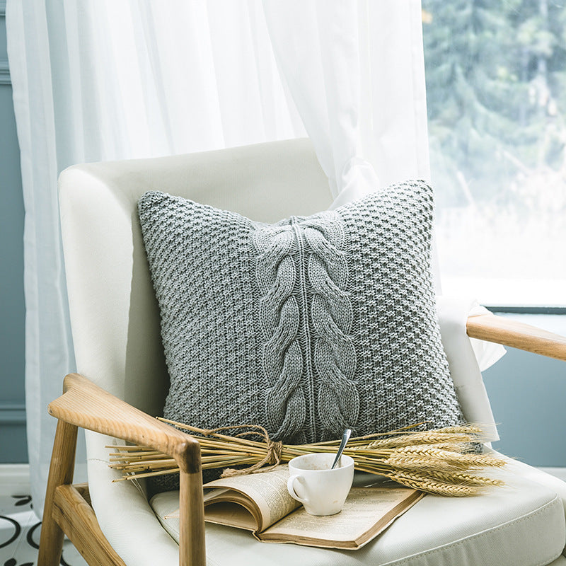 45 X 45CM Handmade Cozy Cushion Cover - DropOnline.co