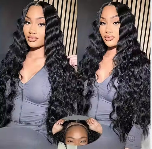 Glueless Wigs 70 Human Hair Pre Plucked Pre Cut 200 Density Transparent HD Lace Frontal Wigs  Loose Deep Wave Wigs - DropOnline.co