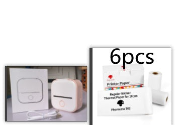 Portable Mini Thermal Label Printer Home Photo Printer Student Wrong Question Printer Bluetooth-compatible Mini Label Printer Price Tag - DropOnline.co