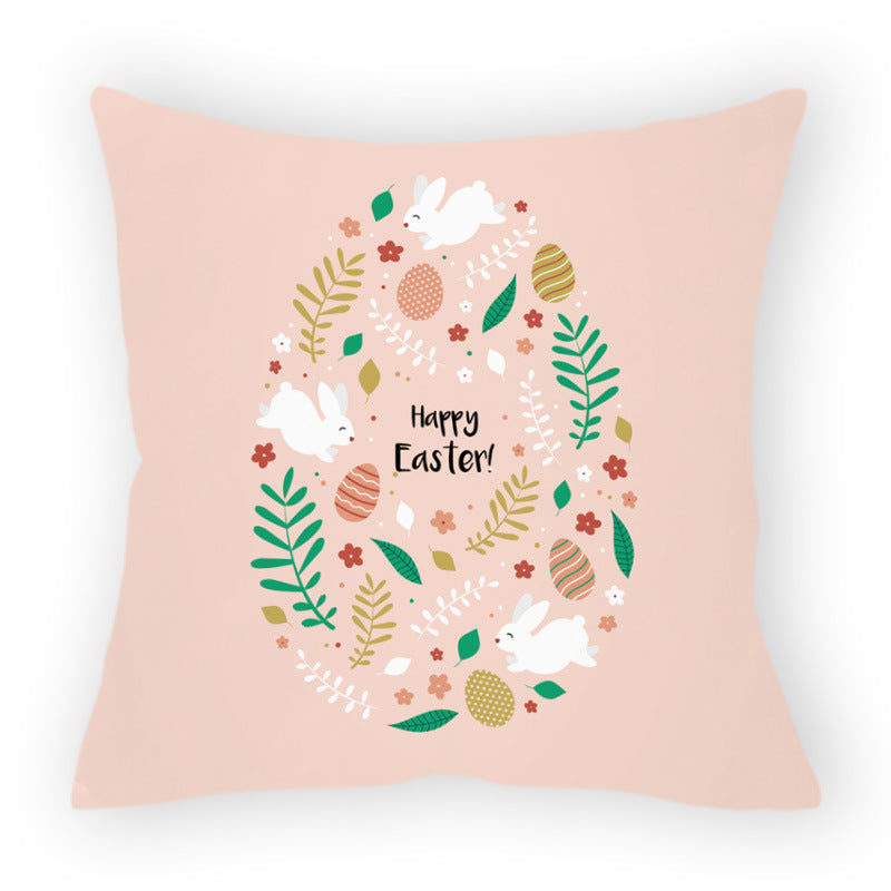 Easter Pillow Cover Sofa Cushion Cushion Cover - DropOnline.co