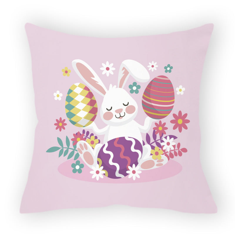 Easter Pillow Cover Sofa Cushion Cushion Cover - DropOnline.co