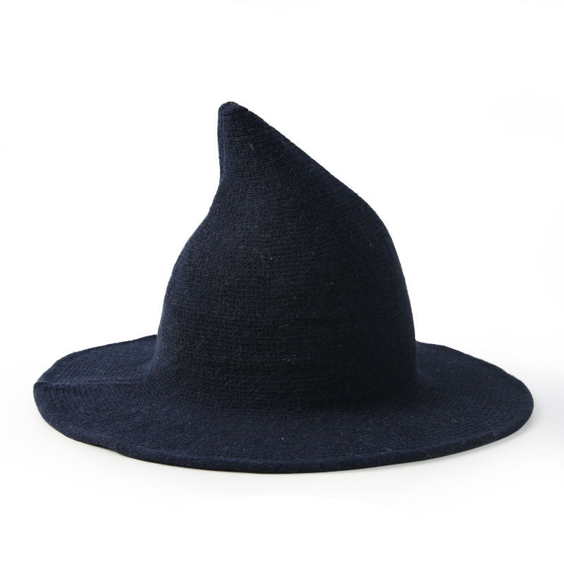 Halloween Wool Wizard Hat - European American Style Costume Accessory - DropOnline.co
