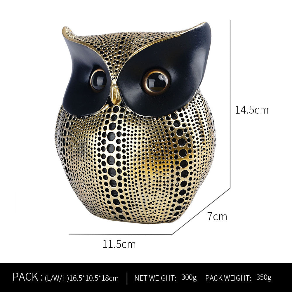Owl Resin Craft Decoration Home Soft Decoration - DropOnline.co