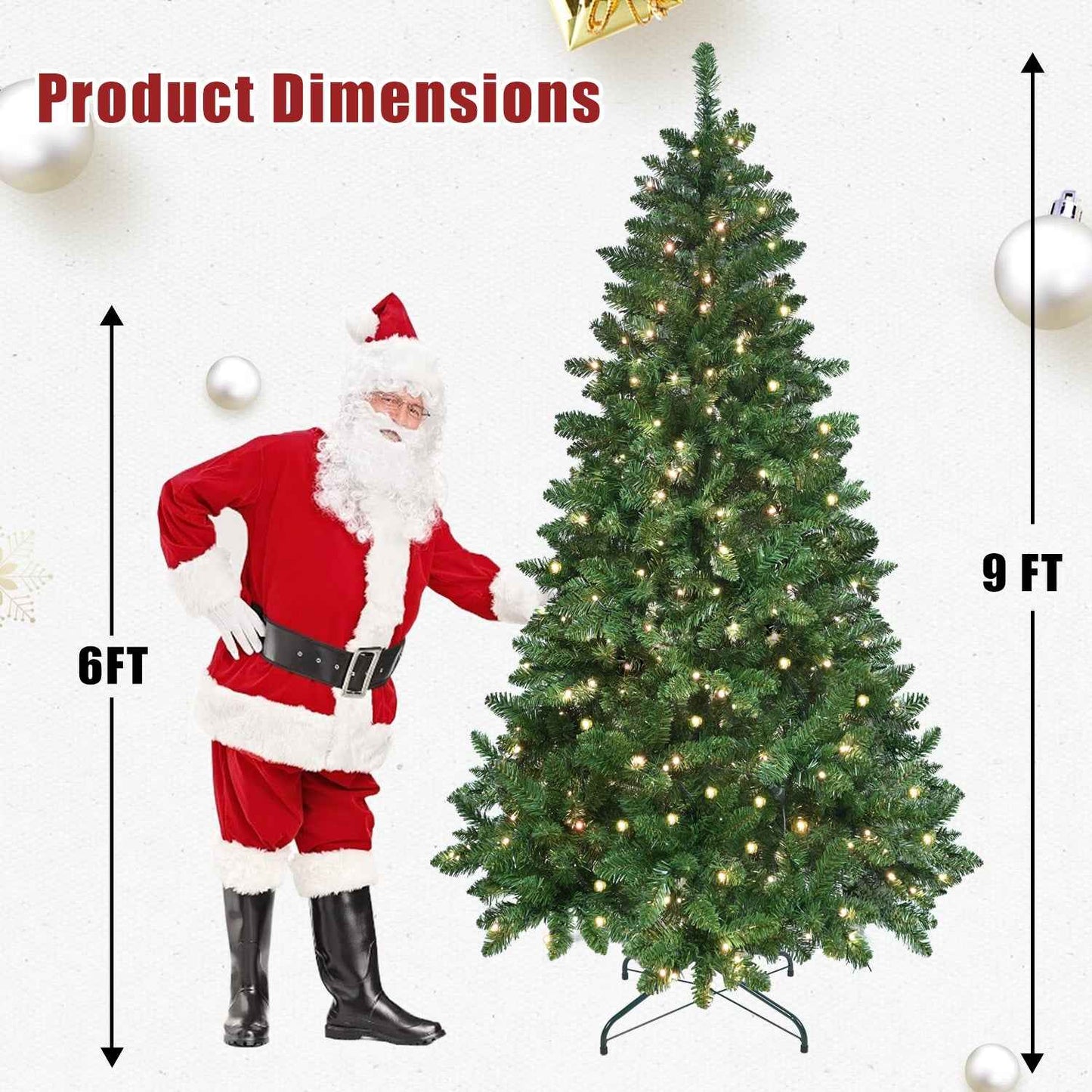 PE/PVC Christmas Tree - Premium Mixed Material Holiday Decoration