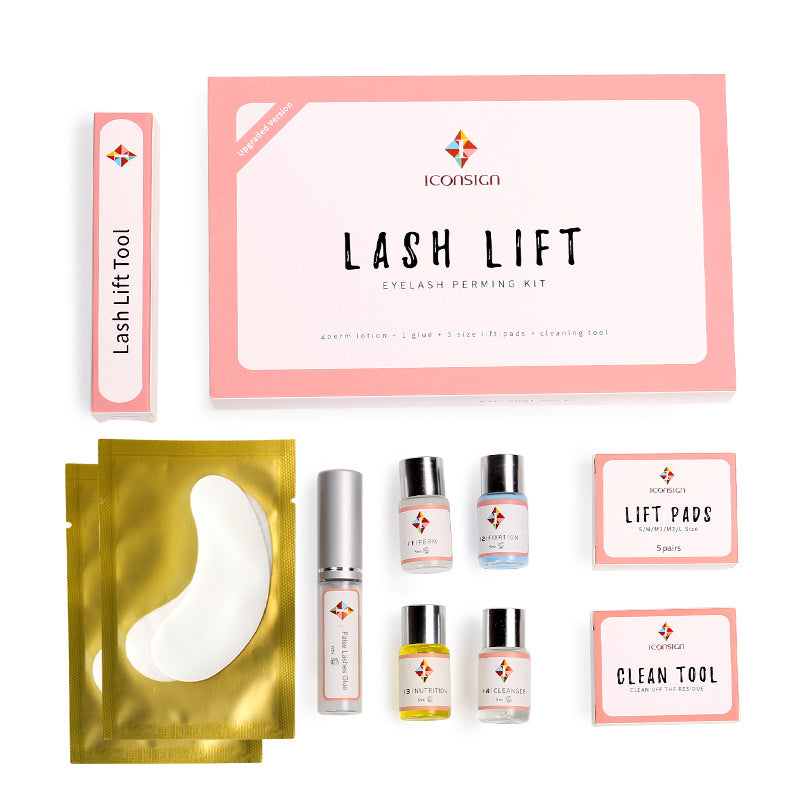 Upgrade Version Lash Lift Kit ICONSIGN Lifting Perm Eyelash Eyes Makeup Tools - DropOnline.co