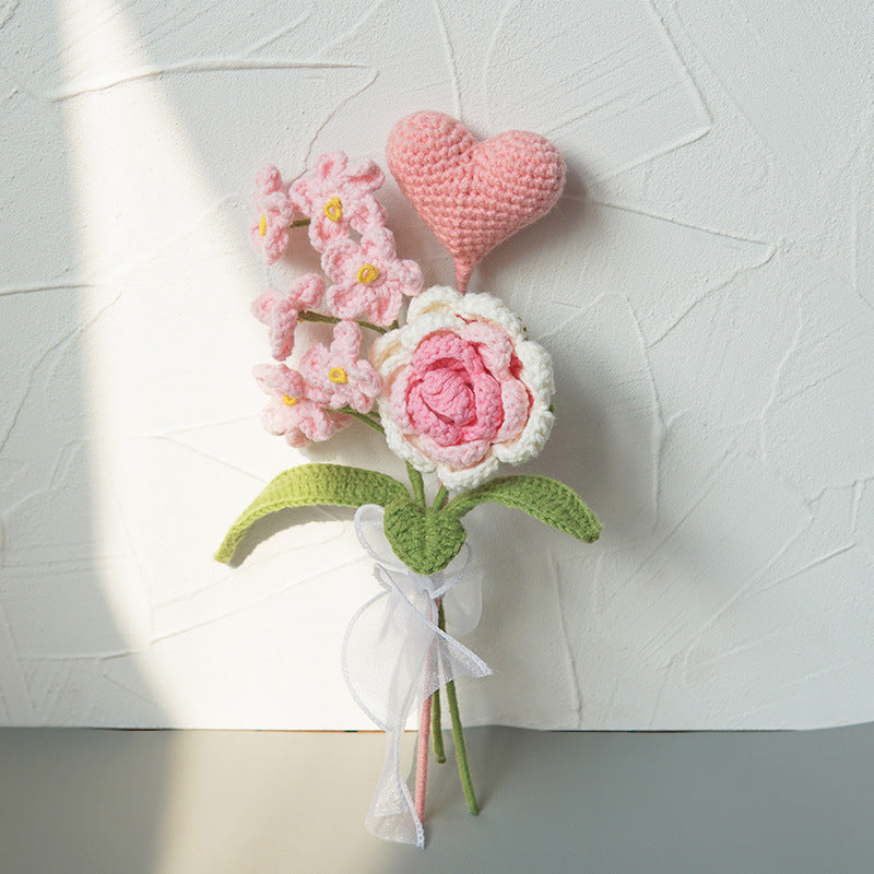 Home Hand-knitting Bouquet Pendant Decoration - DropOnline.co