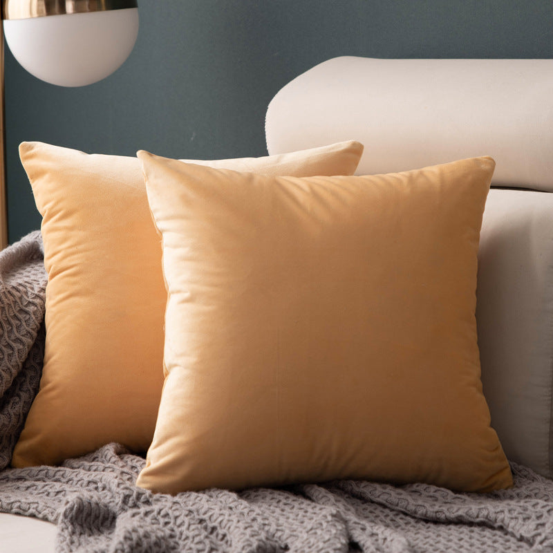 Velvet Nordic Cushion Pillow Sofa Cushion Office Chair Backrest Bed Head Backrest Cushion Pillow - DropOnline.co