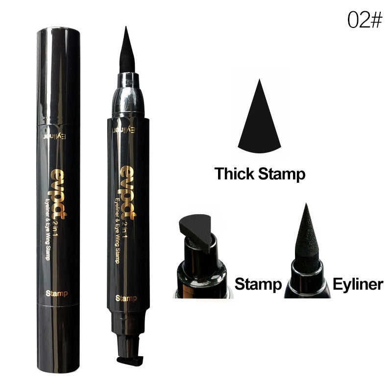 Double-headed wing seal eyeliner - DropOnline.co