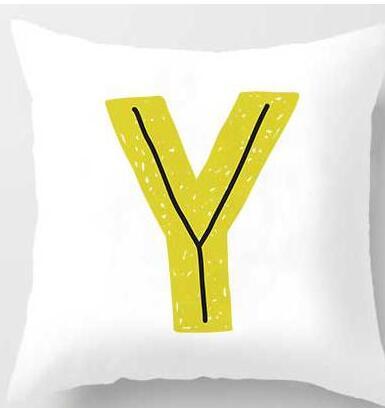 Cute Design Alphabet L Cushion Cover - DropOnline.co