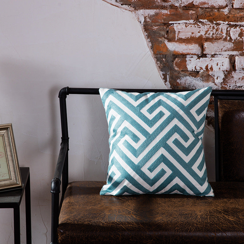 Modern geometric office pillow cushion - DropOnline.co