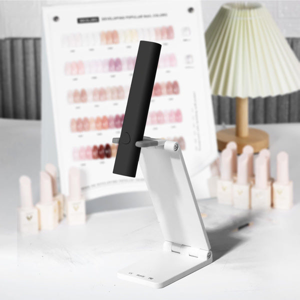 UV For Gel Nails, Mini U V LED Nail Light Handheld, With Bracket, Portable Nail Dryer, Rechargeable USB Wireless, For Fast Drying, Black - DropOnline.co