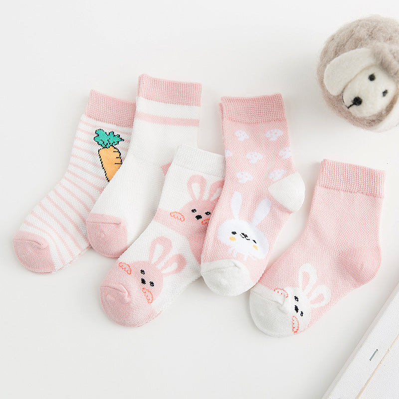 Cotton Baby Socks - Breathable Soft Socks for Boys & Girls - DropOnline.co
