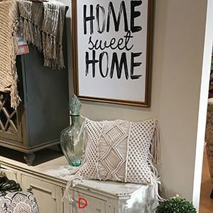 Bohemian Hand-woven Macrame Cotton Cushion Cover - DropOnline.co