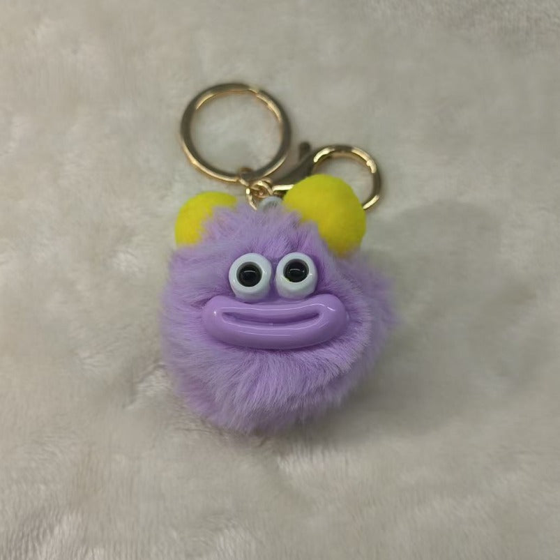 Cute Cartoon Plush Keychains, Made Of Soft And Fluffy Materials, Featuring Various Adorable Designs, Suitable For Home Decoration Or Everyday Use, Making For An Interesting Gift Choice. - DropOnline.co