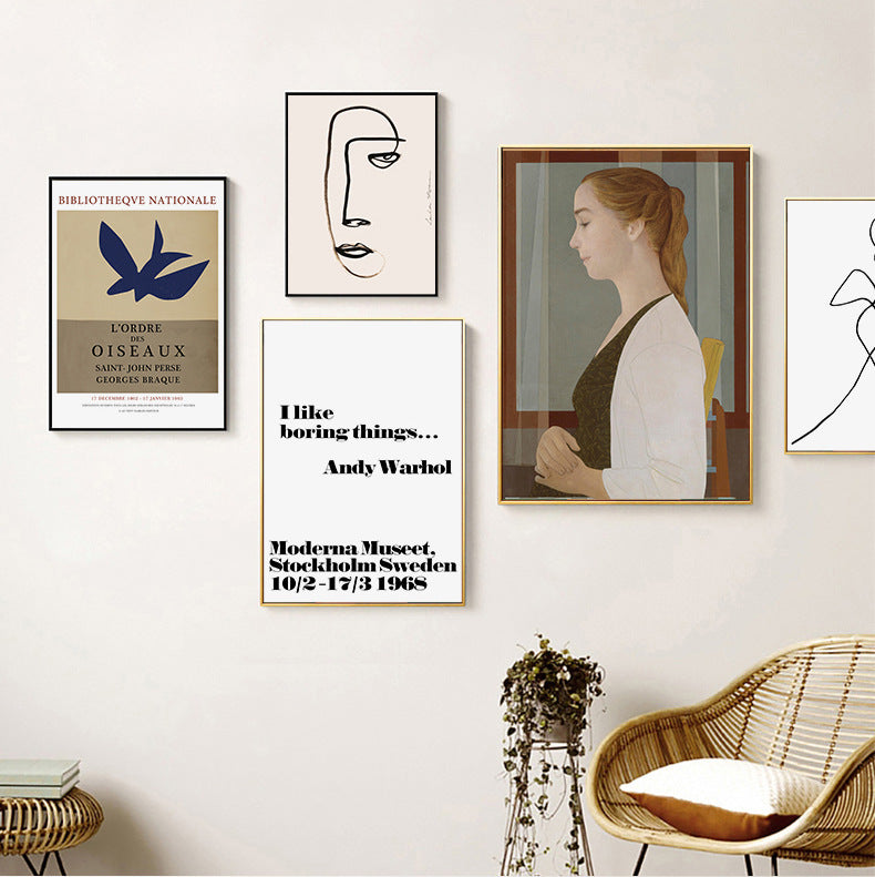 Maiden Renaissance Art Home Decoration - Elegant Classical Portrait Wall Art Ornament - DropOnline.co